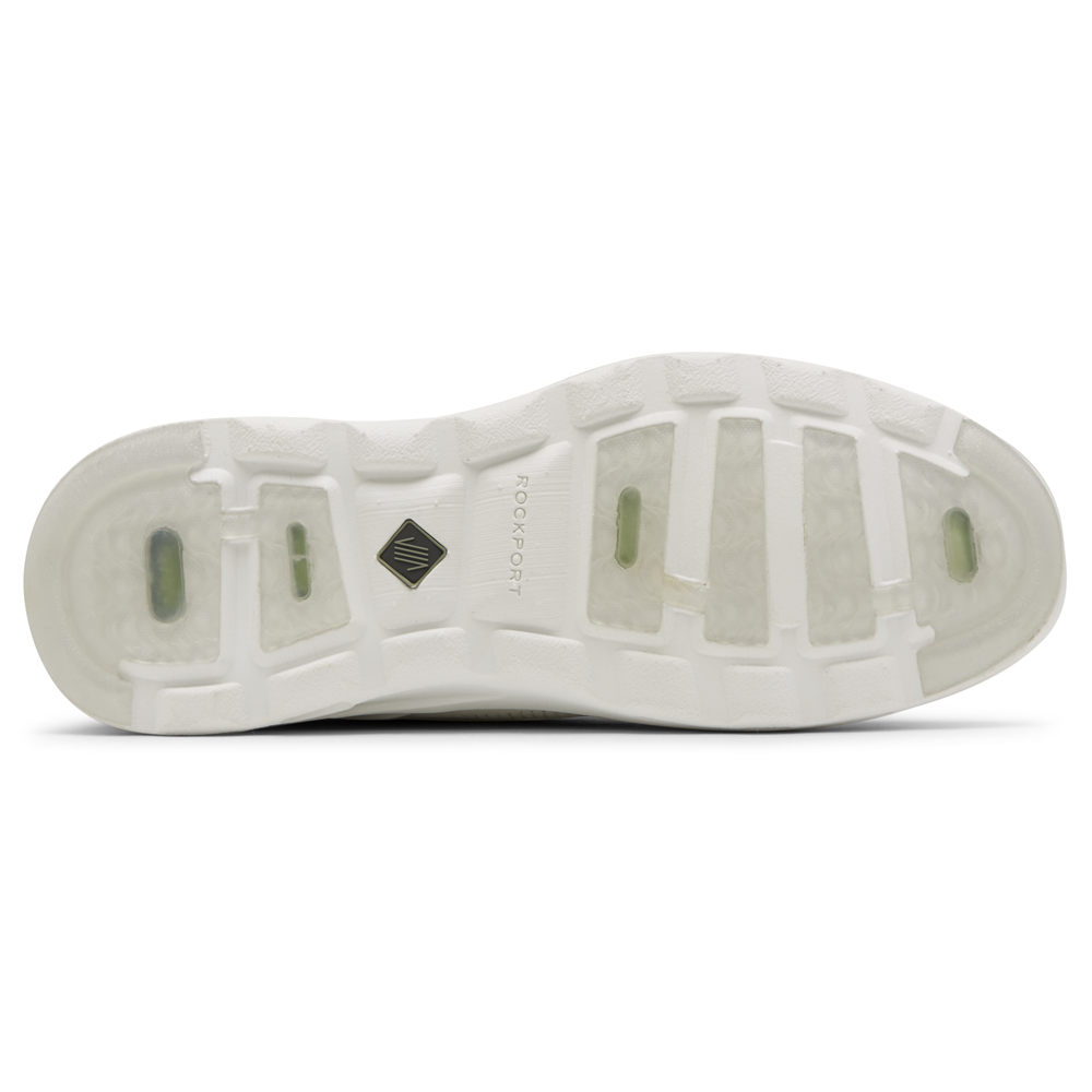 Zapatillas Rockport Mujer Mexico - Pulsetech Tie Blancos - EKRZY8179